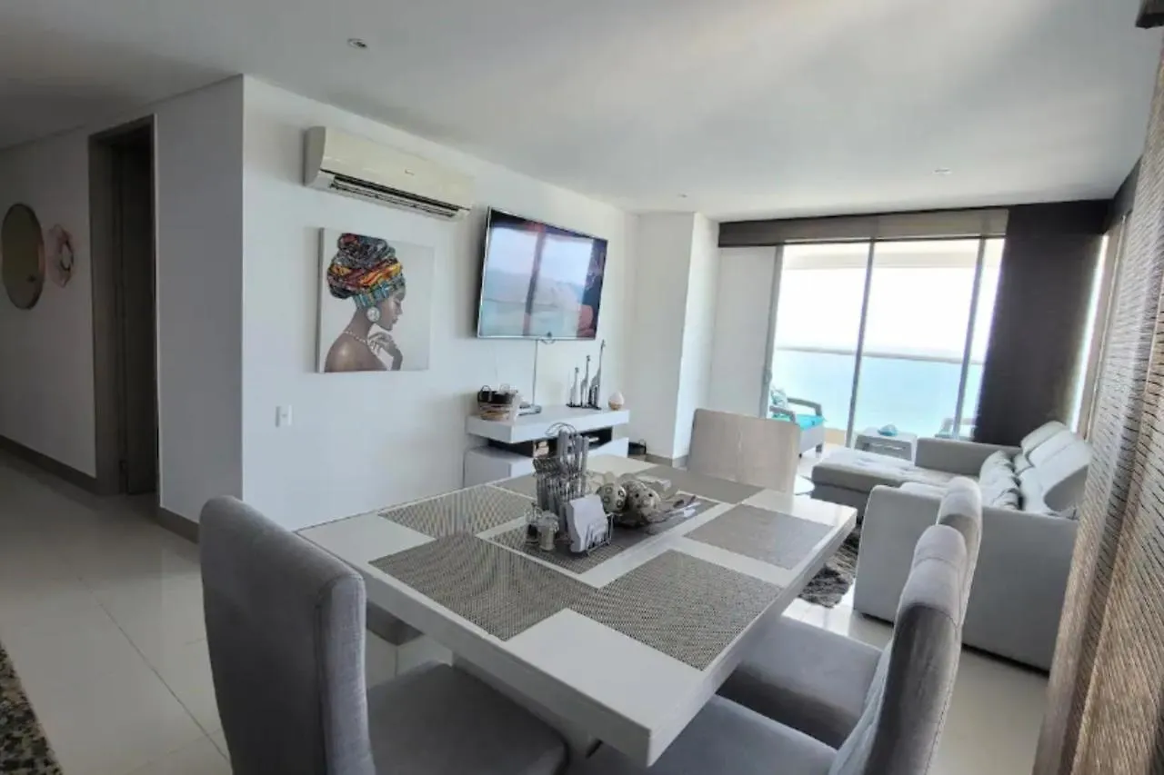 Apartamento Con Vista Al Mar En Palmetto - Laguito Cartagena 0*,  Colombia