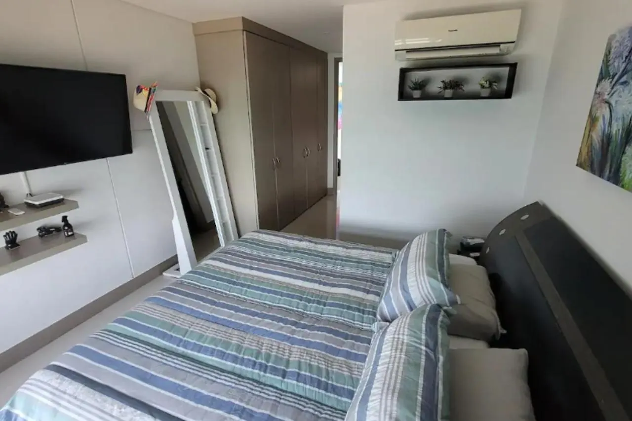דירה Apartamento Con Vista Al Mar En Palmetto - Laguito Cartagena קולומביה