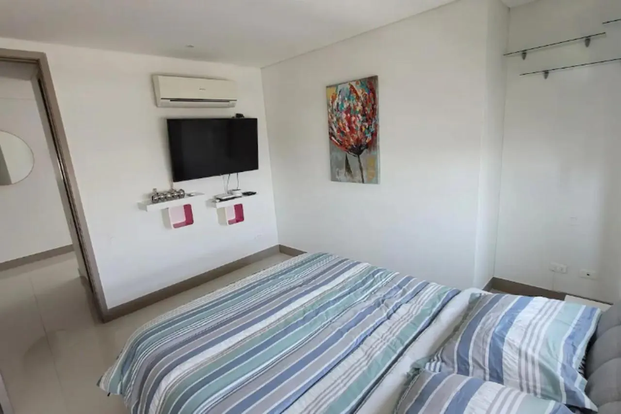 Apartamento Con Vista Al Mar En Palmetto - Laguito Cartagena דירה